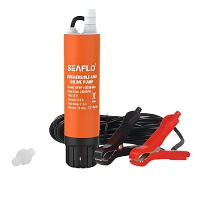 Image of SEAFLO 12v Submersible/Inline Water Diesel Transfer Pump 4.7 Gallons per Minute