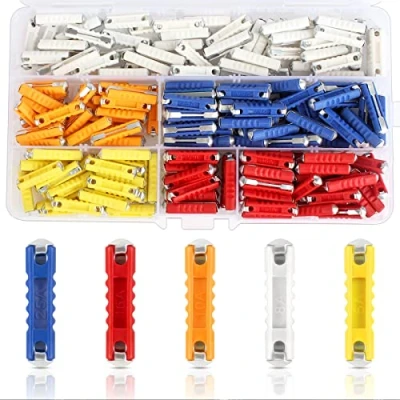 Image of 200Pcs European Automotive Fuse Old Car Fuses Continental Torpedo 5A 8A 10A 16A 25A for Vintage Style Classic Cars