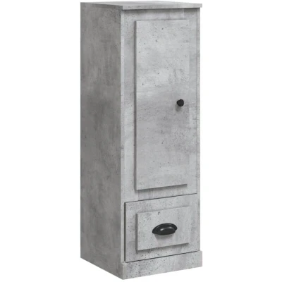 Image of vidaXL Highboard Concrete Grey 36x35.5x103.5 cm Engineered Wood