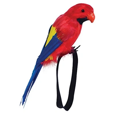Image of Bristol Novelty BA351 Feather Wrist Parrot, Unisex Adult, One Size