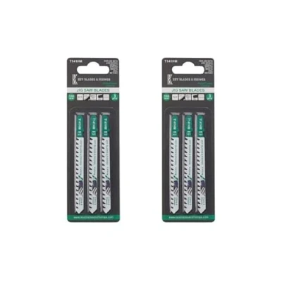 Image of 6 X Key Blades T141HM 100mm Long Glass Fibre Cutting Jigsaw Compatible with Bosch, Dewalt, Makita, Milwaukee and many more 1222x2