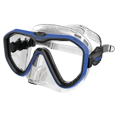 Image of SEAC Appeal, Made in Italy single lens diving mask with 3D buckle directly to the skirt