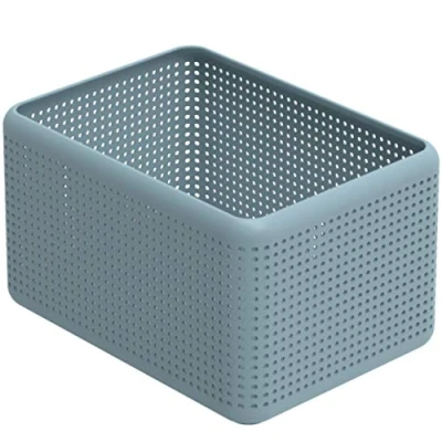 Image of Rotho, Madei, storage box without lid 13 l, Plastic (PP) BPA blue, 13l (32,6 x 23,8 18,8 cm)