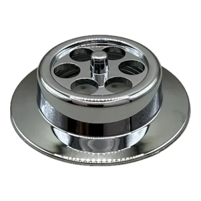 Image of Mcalpine BATHGRID CP Bath Overflow Grid Chrome Plated (70mm Width)