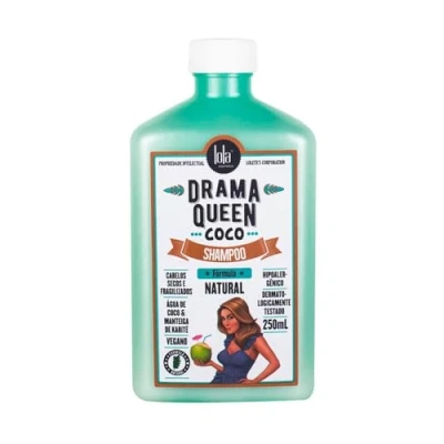Image of Lola Linha Drama Queen Shampoo Coco 250 ml (Lola Collection Coconut 8.45 Fl Oz) Hair