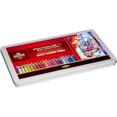 Image of KOH I NOOR Polycolor Artist&#039;s Coloured Pencils (Set of 72)