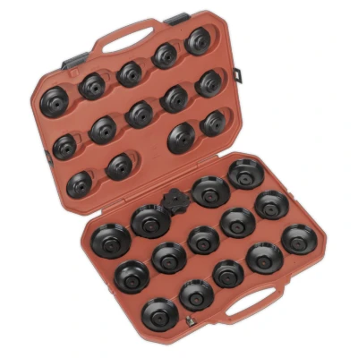 Image of Sealey Oil Filter Cap Wrench Set 30pc