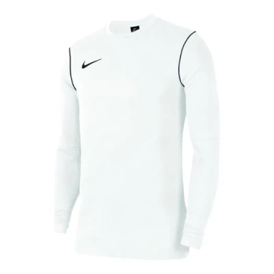 Image of Nike FJ3004 463 M NK DF PARK20 Crew TOP R Sweatshirt Men&#039;s Royal Blue/White/White Size