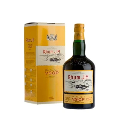 Image of JM Rhum J.M. VSOP Vieux Agricole Rum: aged AOC/Distilled, and bottled in Martinique / 43% vol, 70cl