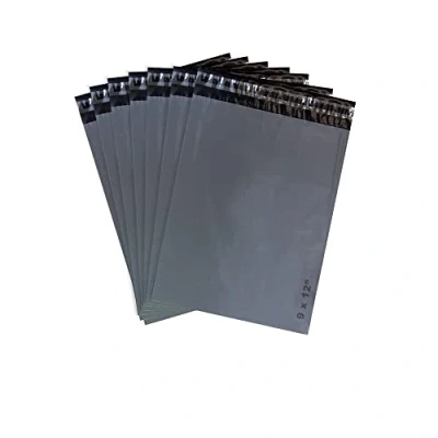 Image of 200 x Parcel Bags Self Seal with Waterproof Grey Mailing Bag (9&quot; 12&quot;) L1024