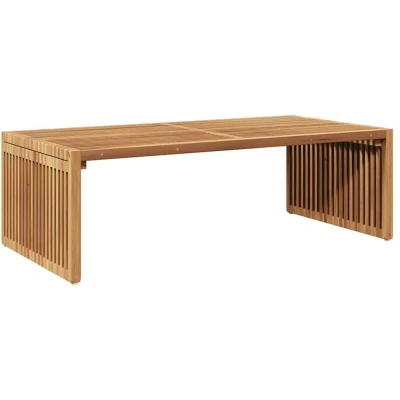 Image of vidaXL Garden Side Table 110x55x35.5 cm Solid Wood Teak