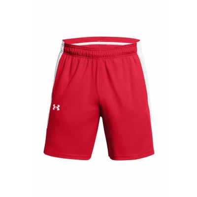 Image of Under Armour Mens UA Baseline Short, Men&#039;s Shorts with Pockets, Loose Fit Basketball Shorts, Gym for Men Red