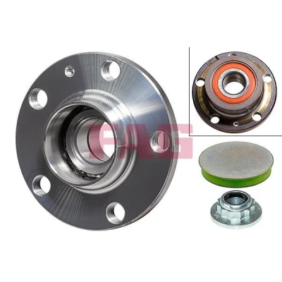 Image of 6RD501611 Wheel bearing kit FAG 713 6110 20 Photo corresponds to scope of supply 120mm SKODA: Roomster, Rapid Spaceback, Hatchback