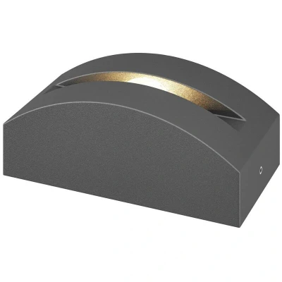 Image of Lucande Marka LED outdoor light, dark grey aluminium