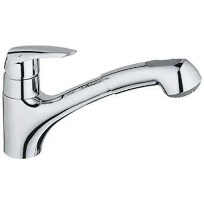 Image of GROHE Eurodisc Single Lever Sink Mixer 1/2&quot; Chrome 32257001