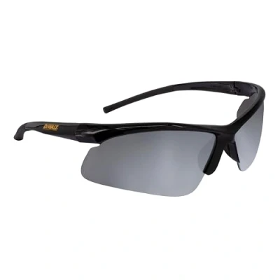 Image of Dewalt DPG51 6C Radius Silver Mirror 10 Base Curve Lens Protective Safety Glasses