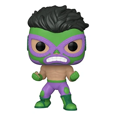 Image of Funko Marvel Luchadores Hulk Comics Collectable Vinyl Figure Gift Idea Official Merchandise Toys for Kids &amp; Adults Comic Books Fans Model Collectors and Display