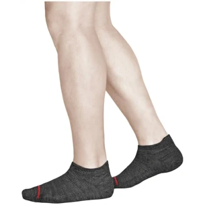 Image of vitsocks Men&#039;s Thin MERINO Wool Low Cut Trainer Socks (3 PAIRS) All Season Breathable, black, 9 11.5