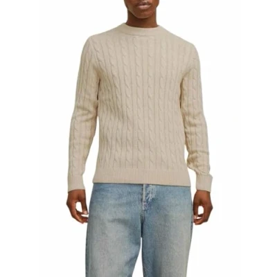 Image of Jack &amp; Jones Jjeross Jumper, Men&#039;s, Size: XL, Moonbeam