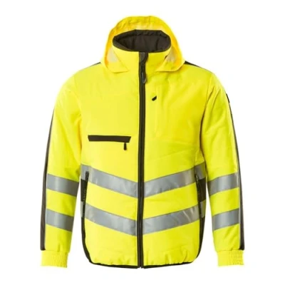 Image of Mascot 15515 249 1718 Dartford Safe Supreme Lining Water Repellent Class 2 Jacket, Size S, Hi Vis Yellow/Dark Anthracite