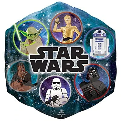 Image of Amscan 4325301 S/Shape: Star Wars Galaxy