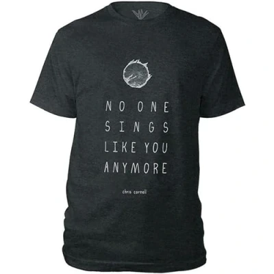 Image of DUOJIMEI Chris No One Sings Like You Cornell Mens Top T Shirt Size XL Black