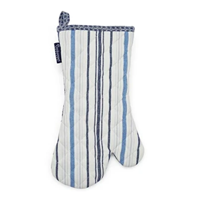 Image of Cooksmart British Designed Oven Gloves Modern Design Gauntlet Heat Resistant Mitt or Baking Perfect For Kitchens