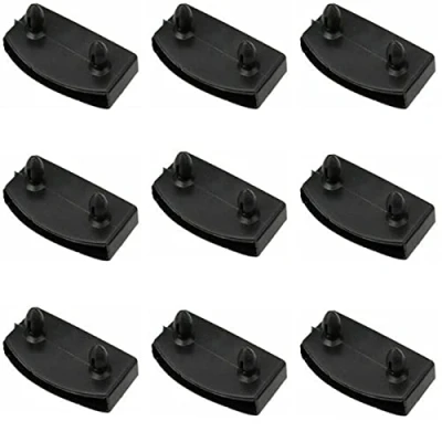 Image of XIAONAN 55 56mm Plastic Bed Slat Caps,24pcs End Caps Holders,Bed Side Bracket Cover,Replacement Holders Kits Bundles,for Single and Double Beds