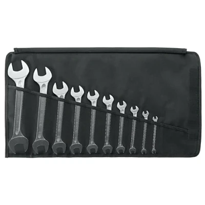 Image of Stahlwille 10/10 &quot;10&quot; Double Open Ended Spanner Set, Silver