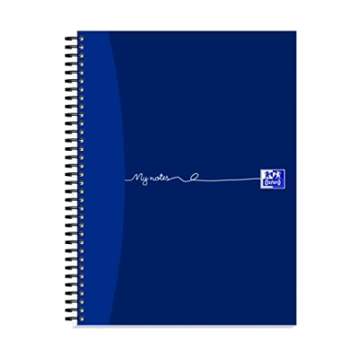 Image of My Notes A4+ Card Cover Wirebound Notebook Ruled with Margin and Perforated 320 Page, 3 Notebooks