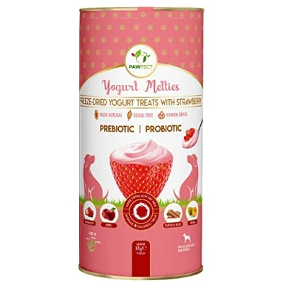 Image of Prebiotic and Probiotic Dog Treats: Strawberry &amp; Yogurt (38g/1.34oz)