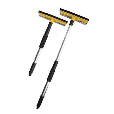 Image of Unibos Extendable Multi Purpose Squeegee for Window, Glass, Shower Door, Car, Heavy Duty Window Scrubber