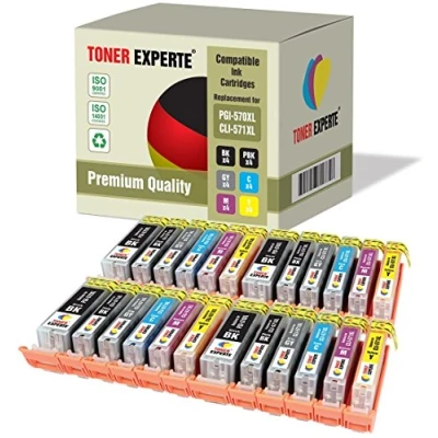 Image of TONER EXPERTE 24 XL Compatible PGI 570XL CLI 571XL Premium Ink Cartridges for Pixma MG7750 MG7751 MG7752 MG7753 TS8050 TS8051 TS8052 TS8053 TS9050 TS9055
