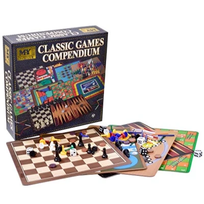Image of M.Y Classic Games Compendium 100 Inside Includes Chess, Ludo, Dice Games, Matchstick Puzzles And Many More!