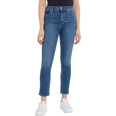 Image of Tommy Hilfiger Women&#039;s Jeans Slim Cigarette Stretch, Blue (Jane), 31W / 30L