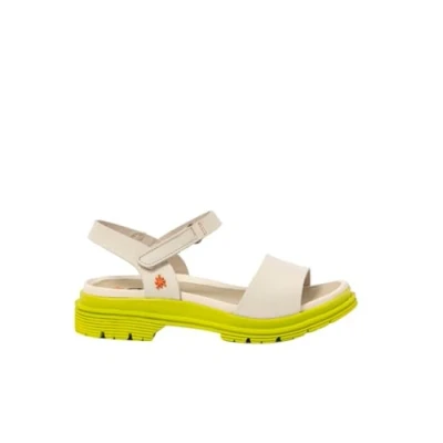 Image of ART Women&#039;s 1548 Birmingham Sandal, Nappa Cream Pistachio, 9 UK