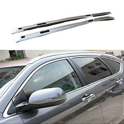 Image of LAFENG Silver roof rack fits for 2012 2016 HONDA CRV CR V 2pcs plastic baggage racks carrier rails