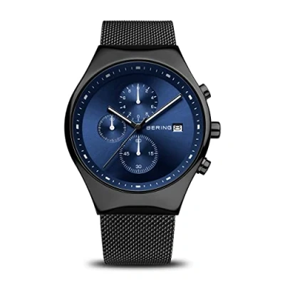 Image of BERING Men Analog Quartz Classic Collection Watch with Stainless Steel Strap &amp; Sapphire crystal 18842 227
