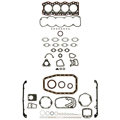 Image of 1210586, 1908010, 4837311, 5000824311, 7701203209 Full Gasket Set, engine AJUSA 50107700 with cylinder head gasket, valve stem seals FIBERMAX