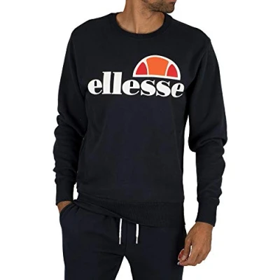 Image of ellesse Men&#039;s Sweatshirt, Men&#039;s, SHS01148, Blu (Dress Blue), Medium