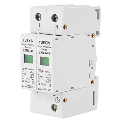 Image of Photovoltaic House Surge Protector 220V 2P 40KA Low voltage Arrester Device Protective Lightning Protection