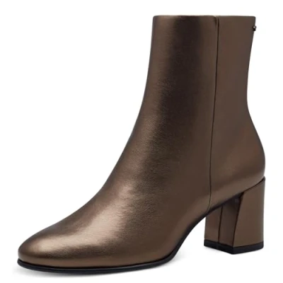 Image of Tamaris Classic ankle boots, Women&#039;s, Size: 4, Bronce High quality imitation leather