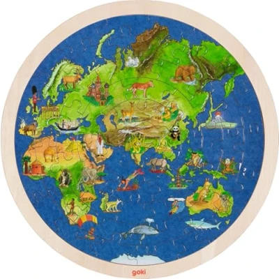 Image of Goki 57666 Puzzle World, Mixed