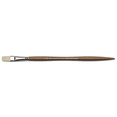 Image of Winsor &amp; Newton Oil Painting Brush, Synthetic, Black, Nr. 8 Flachpinsel
