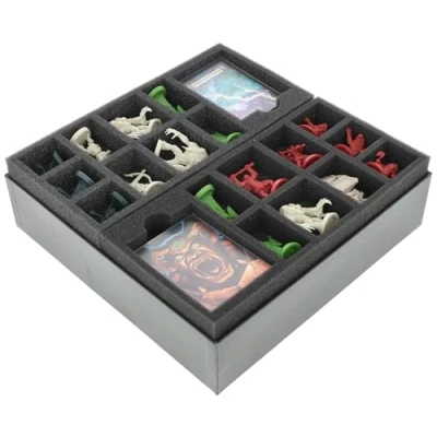 Image of Feldherr foam set compatible with HeroQuest (2021): Jungles of Delthrak Insert for the board game box Protection and organization miniatures + accessories