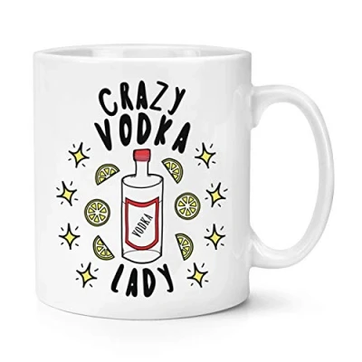 Image of Crazy Vodka Lady Stars 10oz Mug Cup