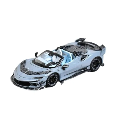 Image of XGFFBAGB 1/64 For SF90 F9XX Spider Diecast Model Car(Gray D,With box)