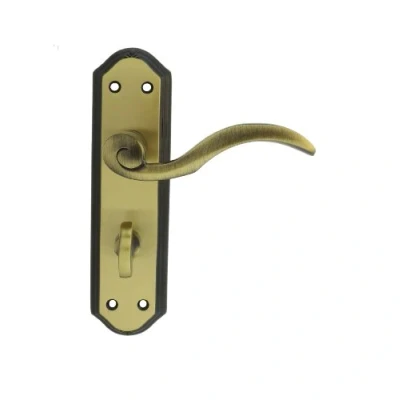 Image of Carlisle Brass Wentworth Lever ON Backplate Bathroom 57MM C/C