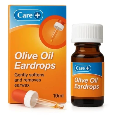Image of Care Extra Virgin Olive Oil Ear Drops 10ml, Gently softens &amp; removes Earwax