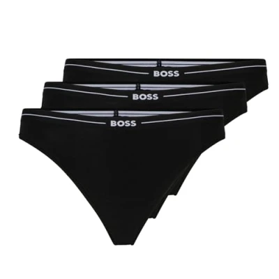 Image of BOSS Brief 3 PACK Briefs, Women&#039;s, Size: 3XL, Black